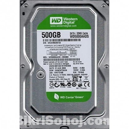 New WD Green 500GB Desktop Hard Drive